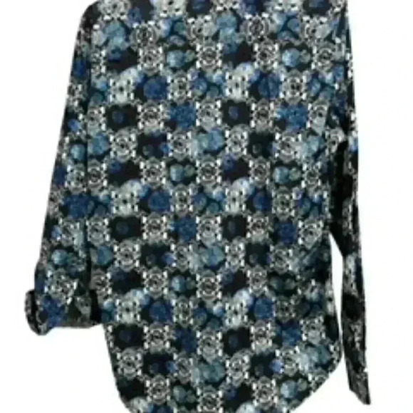 NEW Robert Graham Alloway Blue‎ Skull Print Classic Shirt Men’s Sz Small NWT - Picture 2 of 9